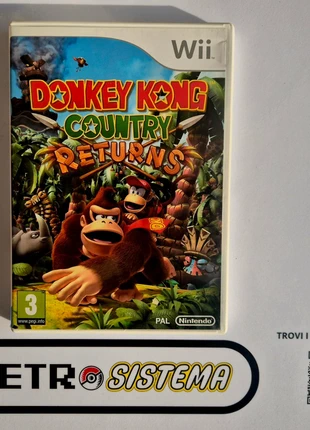 Nintendo Wii Donkey Kong Country Returns PAL multilingua con italiano incluso, état: Bon état, 10,00 €, 11,20 € Protection acheteurs (Pro) incluse