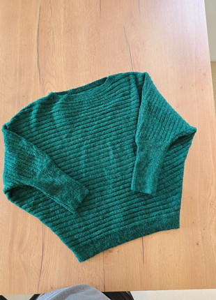 Pull shein vert hiver manches chauve-souris côtelé - taille M oversize - état neuf, brand: Shein, condition: New without tags, size: M / 38 / 10, 3.00 €, 3.85 € includes Buyer Protection