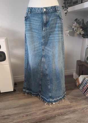 M&S Denim Maxi Skirt, Blue, size 18, brand: Marks & Spencer, condition: Very good, size: XXXL / 18, £15.00, £16.45 includes Buyer Protection