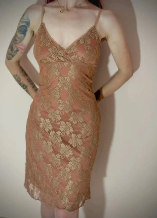Vintage lace midi dress, brand: Vintage Dressing, condition: Very good, size: M / 10, £16.85, £18.39 includes Buyer Protection
