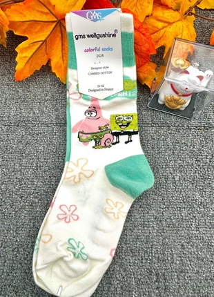 Chaussettes fantaisie “SpongeBob” Designer France, brand: SpongeBob SquarePants, condizioni: Ottime, taglia: Taglia unica, €9.99, €11.19 include la Protezione acquisti Pro