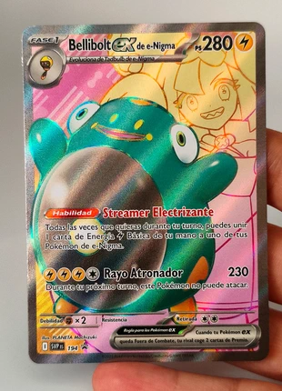 Pokémon card Bellibolt ex spv 194 MINT versione spagnola full art, marke: Pokémon, zustand: Neu, 7,00 €, 8,05 € inklusive Vinted-Käuferschutz