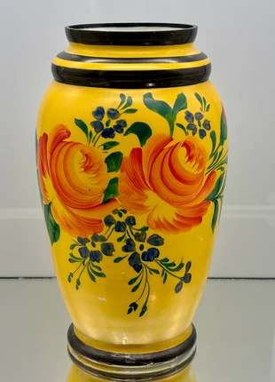 Verreries de Scailmont - Opaline peinte « 146 », brand: scailmont, condizioni: Ottime, €25.00, €26.95 include la Protezione acquisti