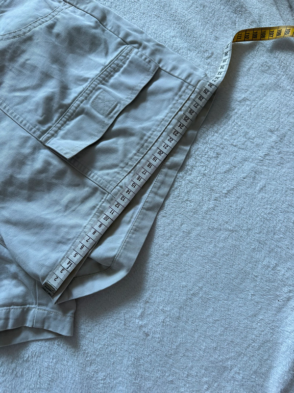 Short large blanc lin - photo numéro 5