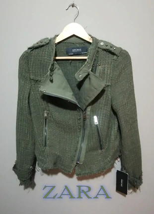 Chaqueta blazer militar kaki zara, marca: Zara, estado: Novo com etiquetas, tamanho: M / 38 / 10, €35.00, €37.45 inclui Proteção do Comprador