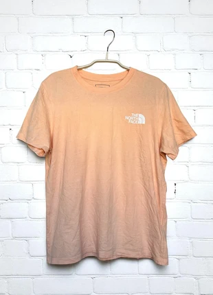 The North Face T-shirt Maat M Koraal Roze Rug Print, merk: The North Face, staat: Heel goed, maat: M / 38 / 10, € 12,00, € 13,30 inclusief Kopersbescherming Pro