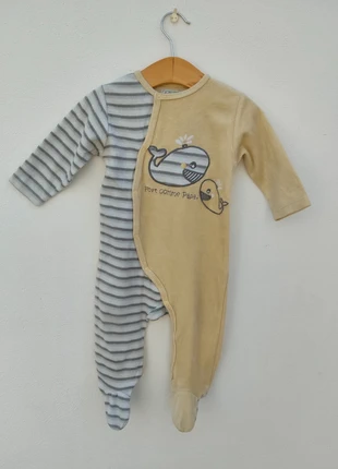 Grenouillère jaune bébé 12 mois, marca: Manon et Valentin, estado: Muy bueno, tamaño: 9-12 meses / 74 cm, 2,00 €, 2,80 € Protección al comprador incluida