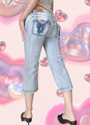 Vintage y2k capri washed jeans, marque: Vintage Dressing, état: Très bon état, taille: S / 36 / 8, 13,00 €, 14,35 € Protection acheteurs incluse