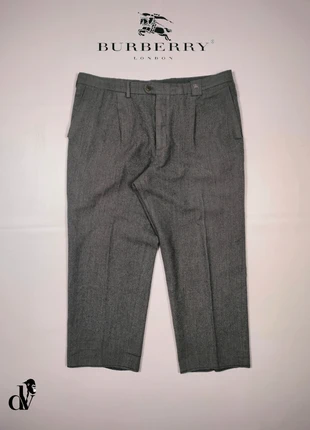 Burberry London Suit Pant Elegant Old Money Regular 75% New Wool Dark Grey Limited Luxury Edition, marca: Burberry, estado: Bueno, tamaño: W36 | ES 46, 14,50 €, 15,93 € Protección al comprador incluida