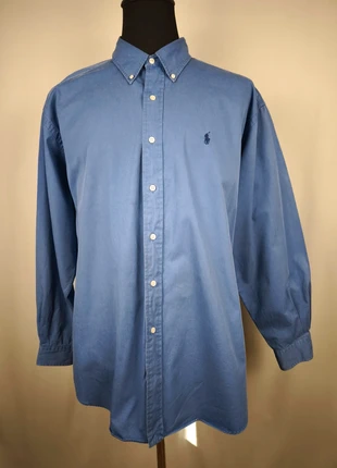 Chemise Polo Ralph Lauren 3XL (71cm) Bleu Uni Blake Classic Fit Grande taille, marke: Ralph Lauren, zustand: Sehr gut, größe: XXXL, 39,99 €, 42,69 € beinhaltet Vinted-Käuferschutz Pro