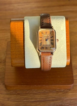Montre à quartz rétro pour femme cuir marron - classe - élégante - vintage, condition: New with tags, size: 30–38 mm, €10.00, €11.20 includes Buyer Protection