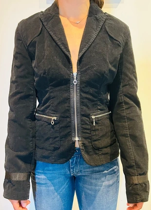 Veste cintrée noire, taille 38, brand: Pastille Menthe, condition: Very good, size: M / 38 / 10, €7.00, €8.05 includes Buyer Protection