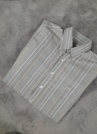 Chemise Lacoste à rayures grises - Taille 42, marke: Lacoste, zustand: Sehr gut, größe: M, 11,90 €, 13,20 € inklusive Vinted-Käuferschutz