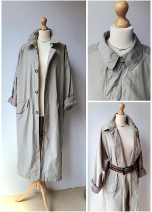 Vintage oversized trenchcoat (uniseks / maat 52), merk: Autograph, staat: Veelgebruikt, maat: 6XL / 52 / 24, € 12,00, € 13,30 inclusief Kopersbescherming