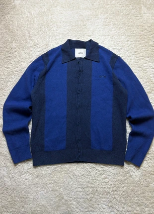 Cardigan / gilet Arte bleu et bleu marine logo brodé / taille S, merk: Arte, staat: Heel goed, maat: S, € 115,00, € 121,45 inclusief Kopersbescherming