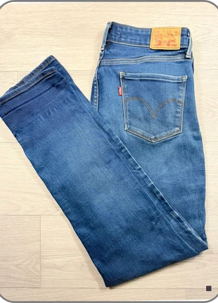 Levi’s Mid Rise Skinny Femme Bleu Délavé – W30 L32, marca: Levi's, estado: Muito bom, tamanho: L / 40 / 12, €23.50, €25.38 inclui Proteção do Comprador Pro