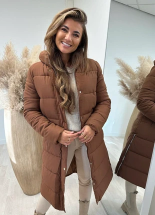 Maat XL pufferjacket brown, merk: merkloos, staat: Nieuw met prijskaartje, maat: XXL / 44 / 16, € 45,00, € 47,95 inclusief Kopersbescherming Pro