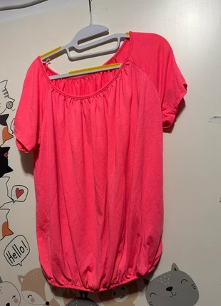 Coral Pink Elastic Hem Blouse – Made in Italy, état: Très bon état, taille: Taille unique, 3,00 €, 3,85 € Protection acheteurs incluse