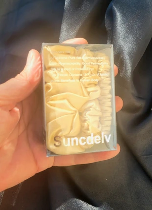 3 élastiques chouchous 100% soie naturelle - Champagne - accessoires de luxe, brand: SOIE, condition: New without tags, €12.50, €13.83 includes Buyer Protection