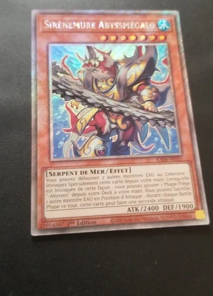carte yu gi oh sirènemure abyssmégalo en platinium secret rare, brand: Konami, condition: New without tags, €1.00, €1.75 includes Buyer Protection