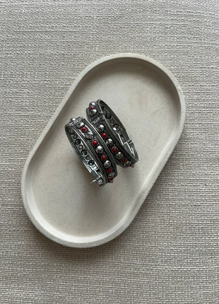 Lot 2 Joncs bracelet kabyle acier inoxydable amazigh traditionnel mariage Neufs, marque: Kabyle, état: Neuf avec étiquette, 55,00 €, 58,45 € Protection acheteurs incluse