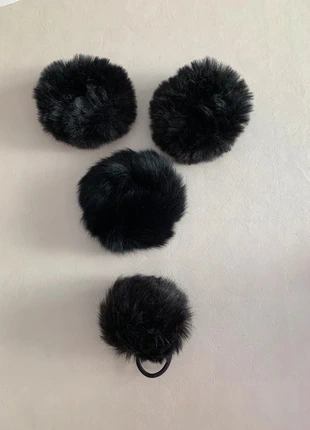 Chouchou fourure synthètique noir, état: Neuf sans étiquette, 3,00 €, 3,85 € Protection acheteurs incluse