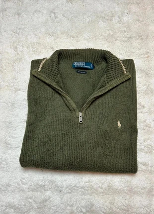Sweat pull half 1/4 zip Ralph Lauren couleur vert logo jaune taille xl en tres bon état, marque: Ralph Lauren, état: Très bon état, taille: XL, 45,00 €, 47,95 € Protection acheteurs incluse