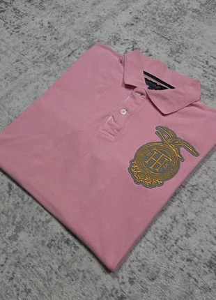 💗 Polo Tommy Hilfiger L Rose Slim Fit Écusson Brodé 100% Coton Vintage, marca: Tommy Hilfiger, estado: Muy bueno, tamaño: L, 24,99 €, 26,94 € Protección al comprador Pro incluida