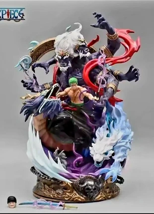 Figurine One Piece Roronoa Zoro 22cm – Statue Anime Collector, marca: OnePiece, estado: Muy bueno, tamaño: M, 59,00 €, 62,65 € Protección al comprador incluida