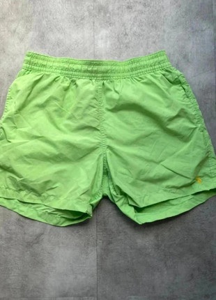 Short de bain Ralph Lauren brodé vert à détails jaune 100% coton taille S, brand: Ralph Lauren, condizioni: Ottime, taglia: S, €30.00, €32.20 include la Protezione acquisti