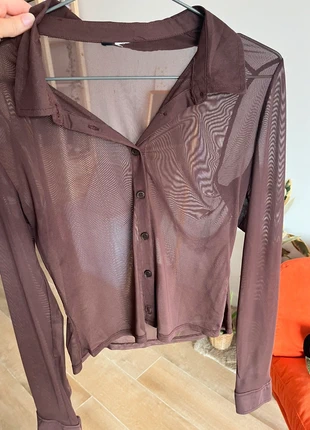 Mesh bruin bloesje, merk: H&M, staat: Goed, maat: XS / 34 / 6, € 5,00, € 5,95 inclusief Kopersbescherming