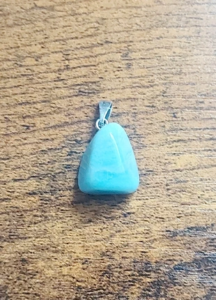 Pendentif avec pierre amazonite, brand: Pierre, condition: New with tags, €8.00, €9.10 includes Buyer Protection