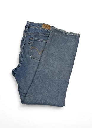 Jean Levi's 505 Straight Femme - Bleu - Taille W27 L32 - Très Bon État - Léger Défaut SJ118, merk: Levi's, staat: Heel goed, maat: M / 38 / 10, € 16,00, € 17,50 inclusief Kopersbescherming Pro