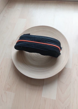 Trousse école noire et orange double compartiments Viquel, marca: Viquel, estado: Muito bom, €2.00, €2.80 inclui Proteção do Comprador