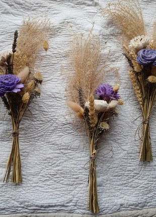Lot de 3 bouquets de fleurs séchées mariage champêtre provence, brand: fleurs séchées, condition: Very good, €12.00, €13.30 includes Buyer Protection