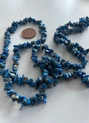20inch endless necklace of lapis chips, condition: New without tags, £5.00, £5.95 includes Buyer Protection
