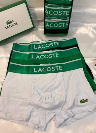 Lot de 3 boxers Lacoste – Neufs avec boîte d’origine, brand: Lacoste, condition: New with tags, size: M, €35.00, €37.45 includes Buyer Protection