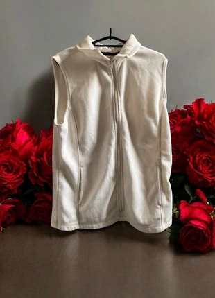 🌹 Veste sans manches blanc polaire-Femme taille M-100% polyester 🌹, zustand: Sehr gut, größe: M / 38 / 10, 6,00 €, 7,00 € inklusive Vinted-Käuferschutz