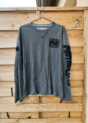 T-shirt manches longues coton gris Kaporal homme taille M/38, marque: Kaporal, état: Très bon état, taille: M, 3,90 €, 4,80 € Protection acheteurs incluse