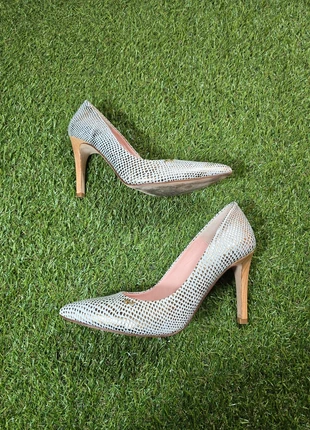 Escarpins effet python argentés Nathan-Baume Made in Spain Taille 39, brand: Nathan Baume, condition: Very good, size: 39, €40.00, €42.70 includes Buyer Protection Pro