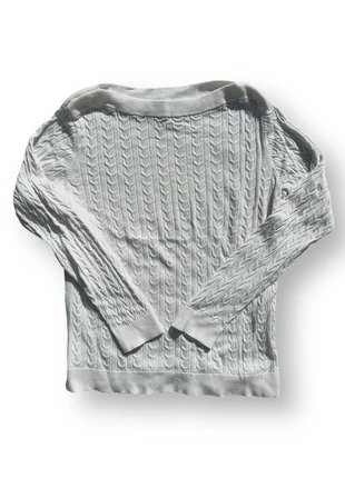 Pull torsadé Tommy Hilfiger blanc - Taille S, brand: Tommy Hilfiger, condition: Very good, size: S / 36 / 8, €15.00, €16.45 includes Buyer Protection