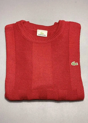Pull en Laine Lacoste Rouge Taille 4=M Homme, marke: Lacoste, zustand: Sehr gut, größe: M, 40,00 €, 42,70 € inklusive Vinted-Käuferschutz