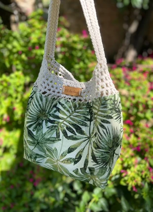 Sac tote bag tissu crochet, marca: Fait Main, estado: Nuevo con etiquetas, 18,00 €, 19,60 € Protección al comprador incluida