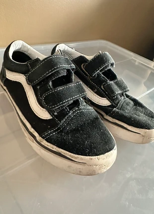 Baskets Vans Old Skool V Enfant - Noir / Scratch - Taille 28, brand: Vans, condition: Satisfactory, size: 28, €8.00, €9.10 includes Buyer Protection