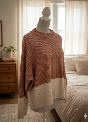 Jersey oversize bicolor, t.u, marque: Parfois, état: Très bon état, taille: Taille unique, 15,00 €, 16,45 € Protection acheteurs incluse