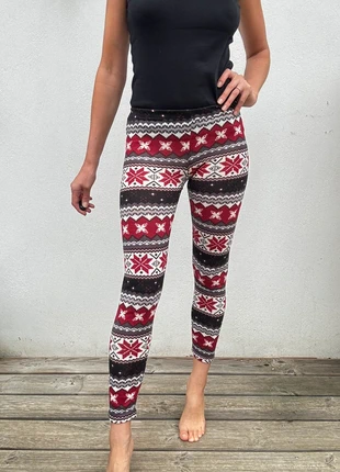 Legging Noël 🎄, marque: C-F2, état: Bon état, taille: S / 36 / 8, 1,50 €, 2,28 € Protection acheteurs incluse