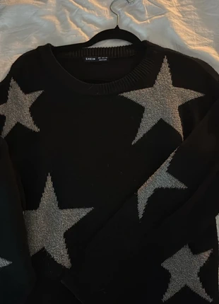 pull noir étoiles, brand: Shein, condition: Very good, size: S / 36 / 8, €7.00, €8.05 includes Buyer Protection
