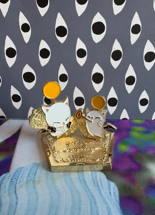 Final Fantasy XIV Eorzean Symphony Moogle Metal Pins with Stand, brand: Square Enix, condition: Like new, £70.00, £74.20 includes Buyer Protection