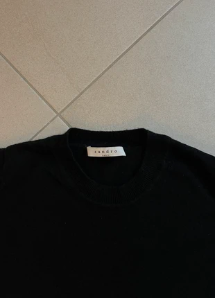 Robe noir Sandro laine & cachemire – Taille S/M, marque: Sandro, état: Très bon état, taille: M / 38 / 10, 35,00 €, 37,45 € Protection acheteurs incluse