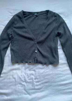Women’s grey cardigan size M, brand: Bershka, condition: Very good, size: M / 38 / 10, €10.00, €11.20 includes Buyer Protection